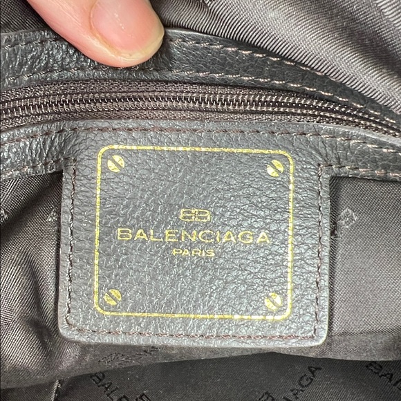 Balenciaga Vintage Black Leather "City" Shoulder Bag - Excellent Condition - Picture 7 of 17